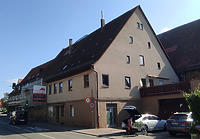 Wohnhaus Löchgauer Str.3, Erligheim, Ensemble Grüner Baum, Südwest-Ansicht / Herberge und Gaststall in 74391 Erligheim (10.05.2022 - JaKo Baudenkmalpflege GmbH) Wohnhaus Löchgauer Str.3, Erligheim, Ensemble Grüner Baum, Südwest-Ansicht / Herberge und Gaststall in 74391 Erligheim (10.05.2022 - JaKo Baudenkmalpflege GmbH)