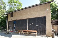 Hofseitige Ansicht / Altböllinger Mühle, ehem. Scheune in 74081 Heilbronn-Neckargartach (07.2023 - strebewerk. Architekten)