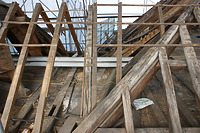 Dachwerk / Ettlinger Schloss, Dachwerk Ostflügel in 76275 Ettlingen (2011 - Burghard Lohrum) Dachwerk / Ettlinger Schloss, Dachwerk Ostflügel in 76275 Ettlingen (2011 - Burghard Lohrum)