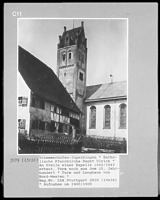 Südwestansicht / Kath. Pfarrkirche St. Ulrich in 88433 Ingerkingen (1900/1907 - LAD Baden-Württemberg, Stuttgart)