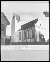 Nordwestansicht / Kath. Pfarrkirche St. Maria in 88477 Orsenhausen (um 1980 - LAD Baden-Württemberg, Außenstelle Tübingen)
