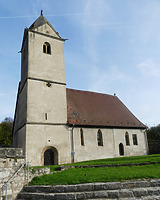Ansicht von Süden / Wallfahrtskapelle St. Gangolf in 74861 Neudenau (2024 - Burghard Lohrum) Ansicht von Süden / Wallfahrtskapelle St. Gangolf in 74861 Neudenau (2024 - Burghard Lohrum)