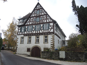 Ansicht von Norden / Ehem. Rentamt in 75050 Gemmingen (10.11.2016 - Markus Numberger)