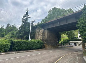 Südansicht / Panoramabahn, Eisenbahnüberführung km 4.267 in 70191 Stuttgart, Stuttgart-Nord (06.2024 - Amberg Engineering/ SWEG)