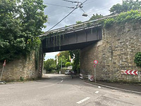 Nordwestansicht / Panoramabahn, Eisenbahnüberführung km 5.700 in 70174 Stuttgart, Stuttgart-West (06.2025 - Amberg Engineering/SWEG)