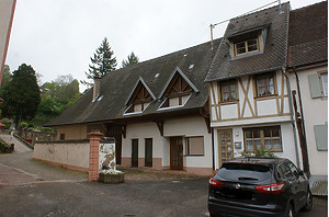 Nordwestansicht / Kirchhofmauer in 79336 Herbolzheim (2017 - Burghard Lohrum)