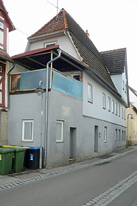 Ansicht von Nordosten / Wohnhaus in 71665 Vaihingen/Enz - Horrheim (02.2024 - Michael Hermann, Heimerdingen.)