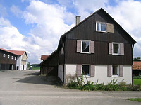 Westansicht Wohnhaus / Gestütshof St. Johann, Wohnhaus und Stallungen (abgegangen) in 72813 St. Johann, St. Johann, Gestütshof (2010 - Ackermann und Raff)