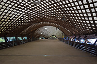 Innenansicht der Südhalle der Multihalle Mannheim / Multihalle Mannheim in 68169 Mannheim, Neckarstadt (25.10.2018 - KB-BM) Innenansicht der Südhalle der Multihalle Mannheim / Multihalle Mannheim in 68169 Mannheim, Neckarstadt (25.10.2018 - KB-BM)