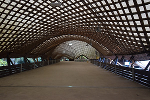 Innenansicht der Südhalle der Multihalle Mannheim / Multihalle Mannheim in 68169 Mannheim, Neckarstadt (25.10.2018 - KB-BM) Innenansicht der Südhalle der Multihalle Mannheim / Multihalle Mannheim in 68169 Mannheim, Neckarstadt (25.10.2018 - KB-BM)