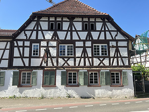 Nordostansicht / Gasthaus Löwen in 68739 Reilingen (05.2026 - Burghard Lohrum) Nordostansicht / Gasthaus Löwen in 68739 Reilingen (05.2026 - Burghard Lohrum)
