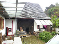 Nördliche Traufseiten, Hofansicht / Dreiseitgehöft, Scheune in 79418 Schliengen (2025 - Burghard Lohrum)