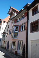 Rottweil, Badgasse 5 - Wohnhaus, Südwestansicht / Wohnhaus in 78628 Rottweil (Landesamt für Denkmalpflege Freiburg, Bildarchiv)