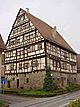 Altingen, Schwedenstraße 28, Ostgiebel und Nordtraufe 2003. / Schwedenhaus in 72117 Ammerbuch - Altingen Altingen, Schwedenstraße 28, Ostgiebel und Nordtraufe 2003. / Schwedenhaus in 72117 Ammerbuch - Altingen