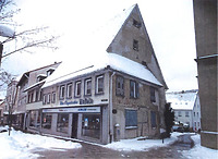 Nordwestansicht / Fachwerkhaus in 72458 Albstadt-Ebingen (2015 - Tilmann Marstaller) Nordwestansicht / Fachwerkhaus in 72458 Albstadt-Ebingen (2015 - Tilmann Marstaller)