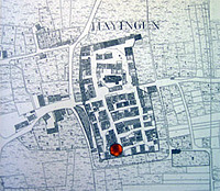 historische Flurkarte um 1830 / Ökonomiegebäude in 72534 Hayingen