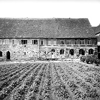 Ausschnitt photogrammetrische Aufnahme
Ansicht Ost, 1979 / Westflügel Konventgebäude in 73467 Kirchheim am Ries