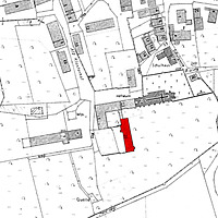 Ausschnitt Flurkarte 1962 / Westflügel Konventgebäude in 73467 Kirchheim am Ries