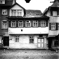 Ausschnitt photogrammetrische Aufnahme
Gelbinger Gasse 51, 1976 / Fassadenabwicklung ungerade Hausnummern in 74523 Schwäbisch Hall