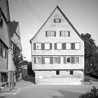 Photogrammetrische Aufnahme
Ansicht West, 1976 / ehem. Pfarrhaus in 73650 Winterbach