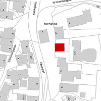 Flurkarte 2006 (Vorlage LV-BW und LAD) / ehem. Pfarrhaus in 73650 Winterbach