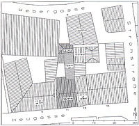 Lageplan um 2003 / Wohnhaus in 73728 Esslingen am Neckar