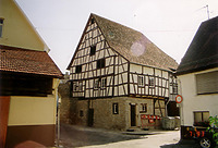 Ansicht des Gebäudes nach der Restaurierung (2007) / Ehem. Gerberhaus in 75015 Bretten (13.03.2007 - Lohrum)