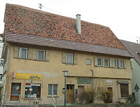 Schwedenstraße 27, Altingen. Südansicht / Altes Schul- und Rathaus in 72119 Ammerbuch - Altingen Schwedenstraße 27, Altingen. Südansicht / Altes Schul- und Rathaus in 72119 Ammerbuch - Altingen
