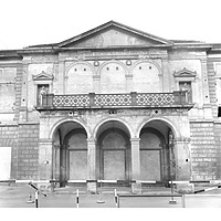 Ausschnitt photogrammetrische Aufnahme
Ansicht Südost, 1977 / Wilhelmatheater in 70376 Stuttgart, Bad Cannstatt