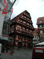 Südgiebel des Alten Rathauses (2007) / Altes Rathaus (urspr. Brot- und Steuerhaus) in 73728 Esslingen am Neckar