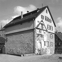 Aufnahme von Süd, 1977 / Priesterseminar in 72108 Rottenburg am Neckar