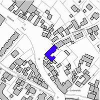 Lageplan / Gasthof zum Ochsen.  in 79423 Heitersheim (2007 - Vorlage LV-BW)