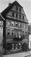 Westfassade. Historische Aufnahme von 1908. / ehemaliges Gasthaus "Rose" in 74172 Neckarsulm (07.01.2011 - Stadtarchiv Neckarsulm) Westfassade. Historische Aufnahme von 1908. / ehemaliges Gasthaus "Rose" in 74172 Neckarsulm (07.01.2011 - Stadtarchiv Neckarsulm)