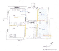 Ispringen, Hauptstraße 47, Schadenskartierung Erdgeschoss / Fachwerkhaus in 75228 Ispringen Ispringen, Hauptstraße 47, Schadenskartierung Erdgeschoss / Fachwerkhaus in 75228 Ispringen