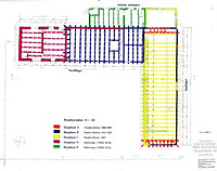 Gaggenau, Bad Rotenfels, Badstraße 1, Schloß Rotenfels, nördl. Nebengebäude, Bauphasenplan Erdgeschoss / Schloss Rotenfels, nördl. Nebengebäude in 76571 Gaggenau, Bad Rotenfels