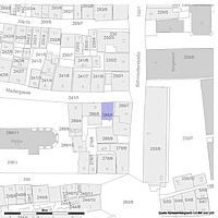 Lageplan (Vorlage: LV-BW und LAD) / Wohn- und Geschäftshaus in 72070 Tübingen