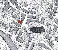 historischer Lageplan / Wohn- und Geschäftshaus in 72555 Metzingen