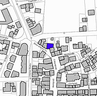Lageplan 2007 (Vorlage LV-BW) / Wohn- und Geschäftshaus in 72525 Münsingen
