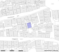 Lageplan (Vorlage: LV-BW und LAD) / Fachwerkhaus in 72070 Tübingen