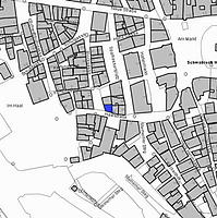 Lageplan 2007 (Vorlage LV-BW) / Wohnhaus in 74523 Schwäbisch Hall