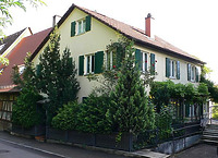 Bild aus dem August 2007. Foto: Dietmar Hencke (StadtA SHA Server Häuserlexikon) / Wohnhaus in 74523 Schwäbisch Hall