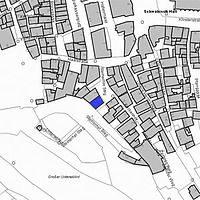 Lageplan 2007 (Vorlage LV-BW) / Wohnhaus in 74523 Schwäbisch Hall
