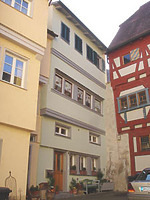 Hofseite. Bild von 2007 (StadtA SHA Server Häuserlexikon) / Wohnhaus in 74523 Schwäbisch Hall