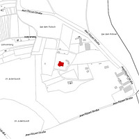 Flurkarte 2006 (Vorlage LV-BW und LAD) / Villa in 76227 Karlsruhe-Durlach