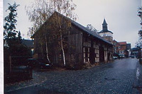 Außenansicht von Südwesten. / Fachwerkbau, ehemaliger Farrenstall in 74189 Weinsberg
