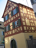 Ansicht von der Brückengasse / Haus zu den fünf  Winden, Münstermessnerhaus in 78462 Konstanz (2008 - Schönenberg)