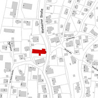 Flurkarte 2006 (Vorlage LV-BW und LAD) / Kirche St. Martin in 78086 Brigachtal-Kirchdorf