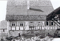 Ostansicht zum Hof / Fachwerkgebäude in 73669 Lichtenwald - Thomashardt Ostansicht zum Hof / Fachwerkgebäude in 73669 Lichtenwald - Thomashardt
