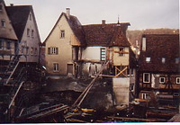 Kirchgasse 1, gesamt von Westen / Fachwerkhaus, sog. Akademiegebäude  in 74523 Schwäbisch Hall