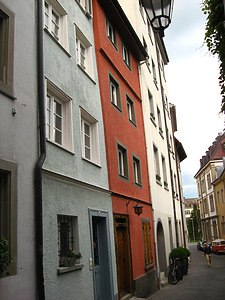 Inselgasse 12 und 10, Ansicht von Südwesten / Haus zum Spießeisen in 78462 Konstanz (2008 - Schonenberg)